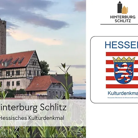 Apartment Amalias Burgwohnung - Stilvolles Apartment Mit Aufzug & Garten In Der Hinterburg Schlitz - 2 Schlafzimmer, Parkplatz, Historisches Flair Fuer Paare & Ruhesuchende