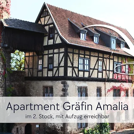 Amalias Burgwohnung - Stilvolles Apartment Mit Aufzug & Garten In Der Hinterburg Schlitz - 2 Schlafzimmer, Parkplatz, Historisches Flair Fuer Paare & Ruhesuchende Schlitz