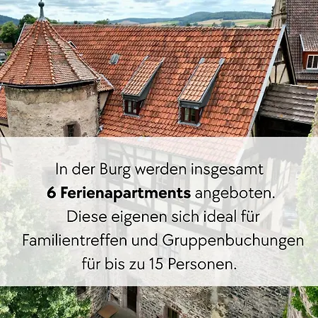 Amalias Burgwohnung - Stilvolles Apartment Mit Aufzug & Garten In Der Hinterburg Schlitz - 2 Schlafzimmer, Parkplatz, Historisches Flair Fuer Paare & Ruhesuchende